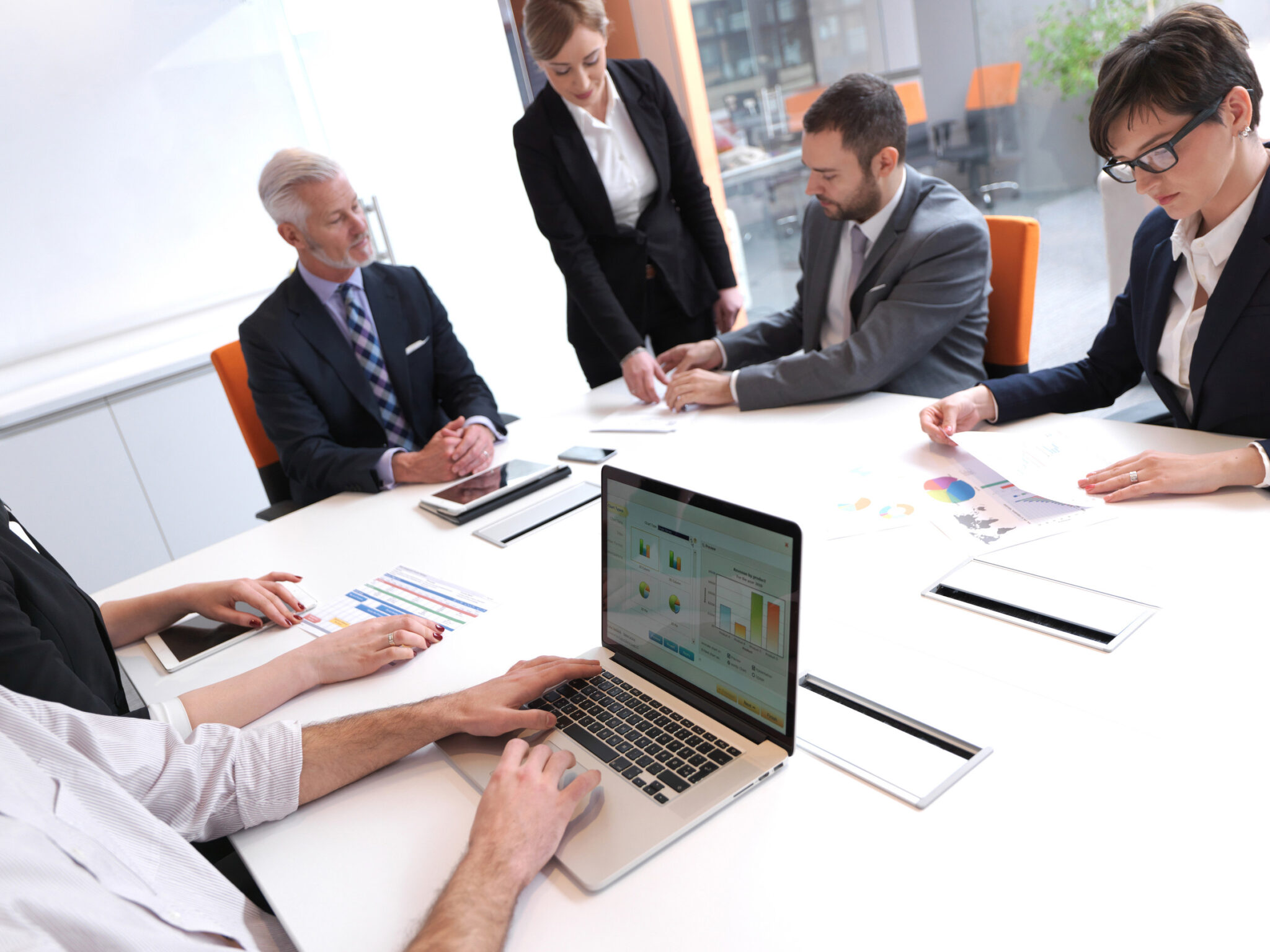 business people group on meeting